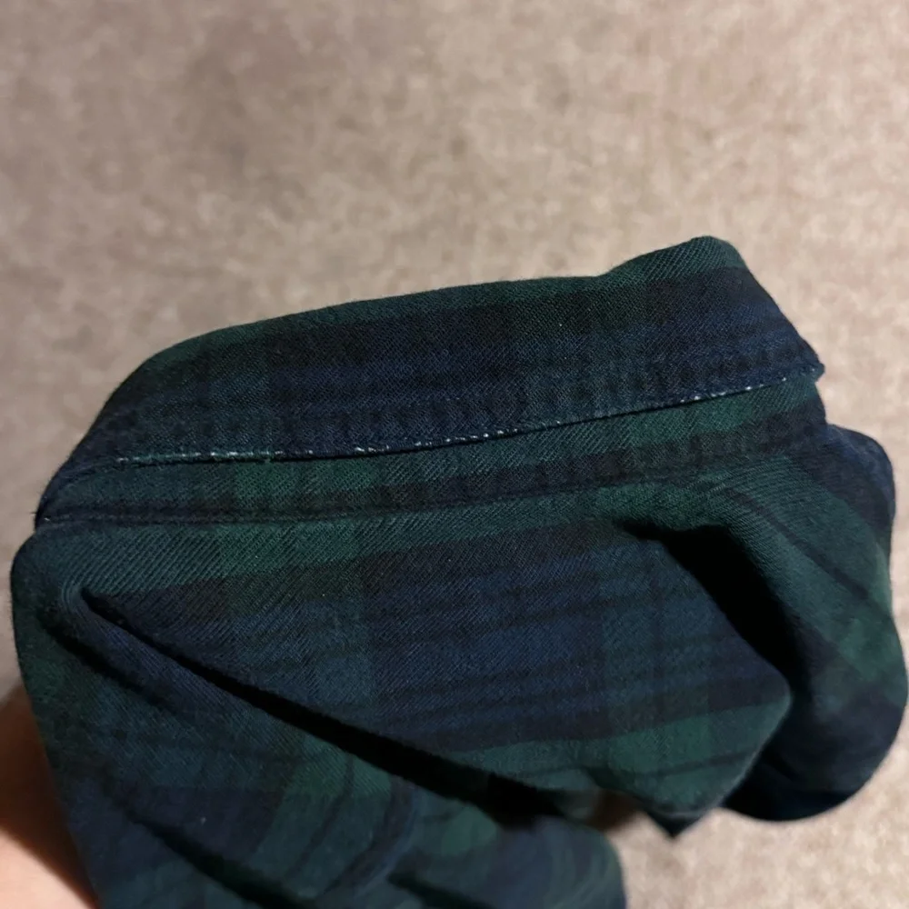 LL Bean flannel button down shirt medium - Picture 5 of 9